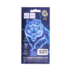 Hoco Full Screen HD Tempered Glass G5 for Xiaomi Redmi 12 Black Hoco Full Screen HD Tempered Glass G5 for Xiaomi Redmi 12 Black